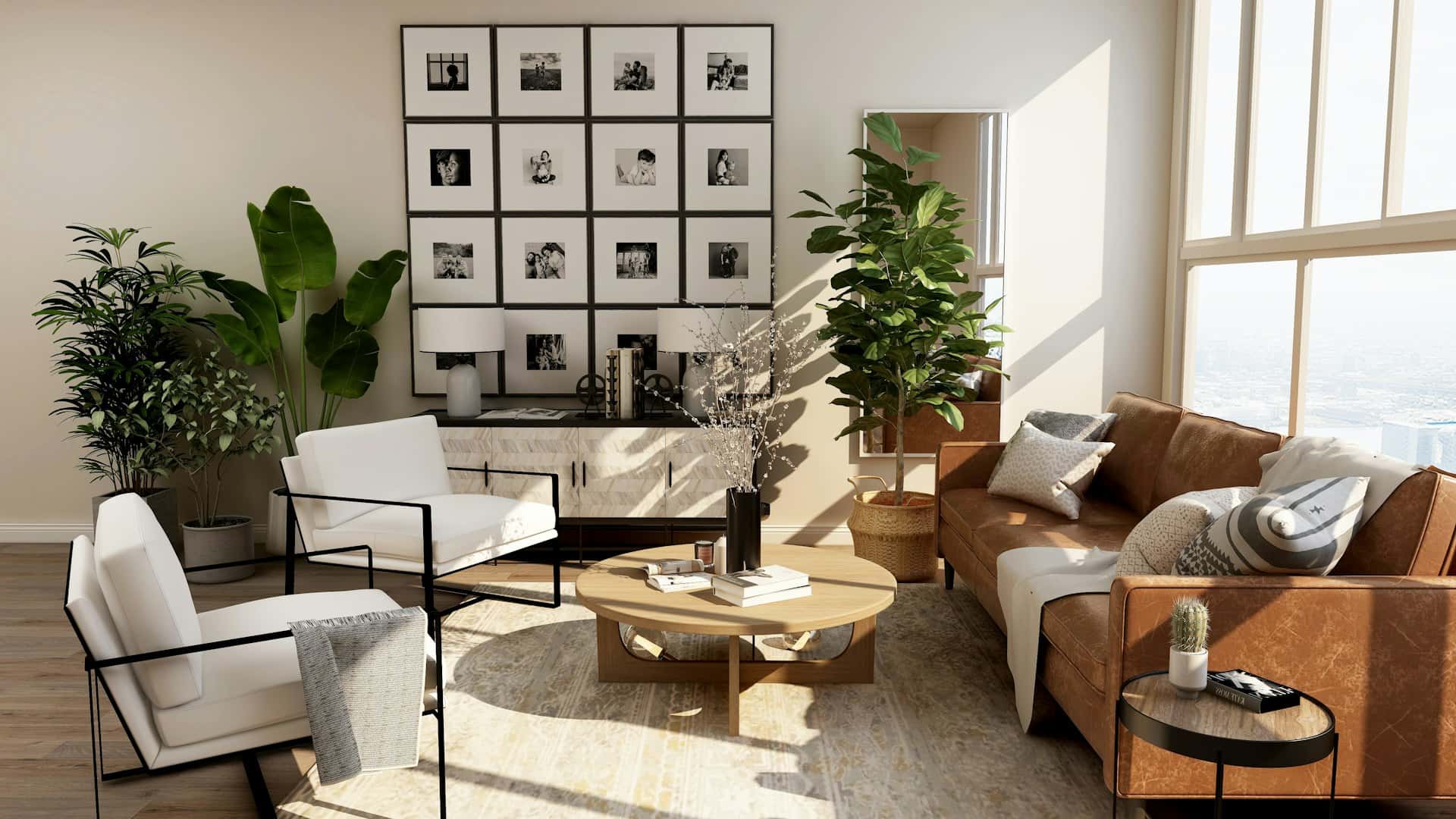 Salón reformado por Vega Home en una vivienda de Sevilla con acabados premium